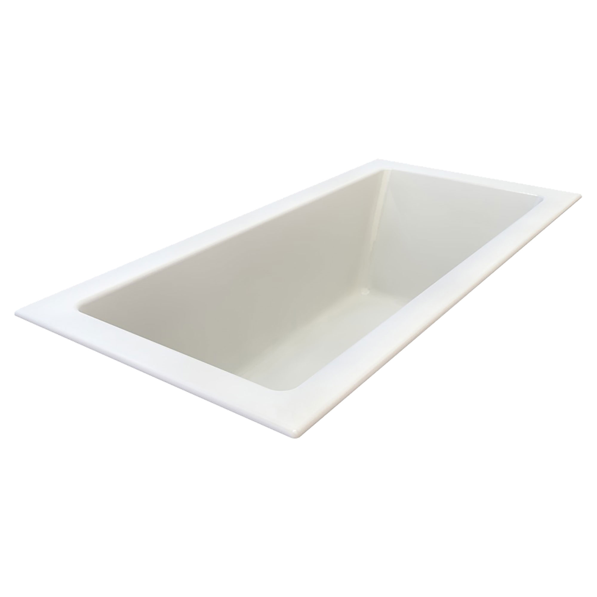 Studio® 72 x 36-Inch Drop-In Soaking Bathtub with Zero Edge