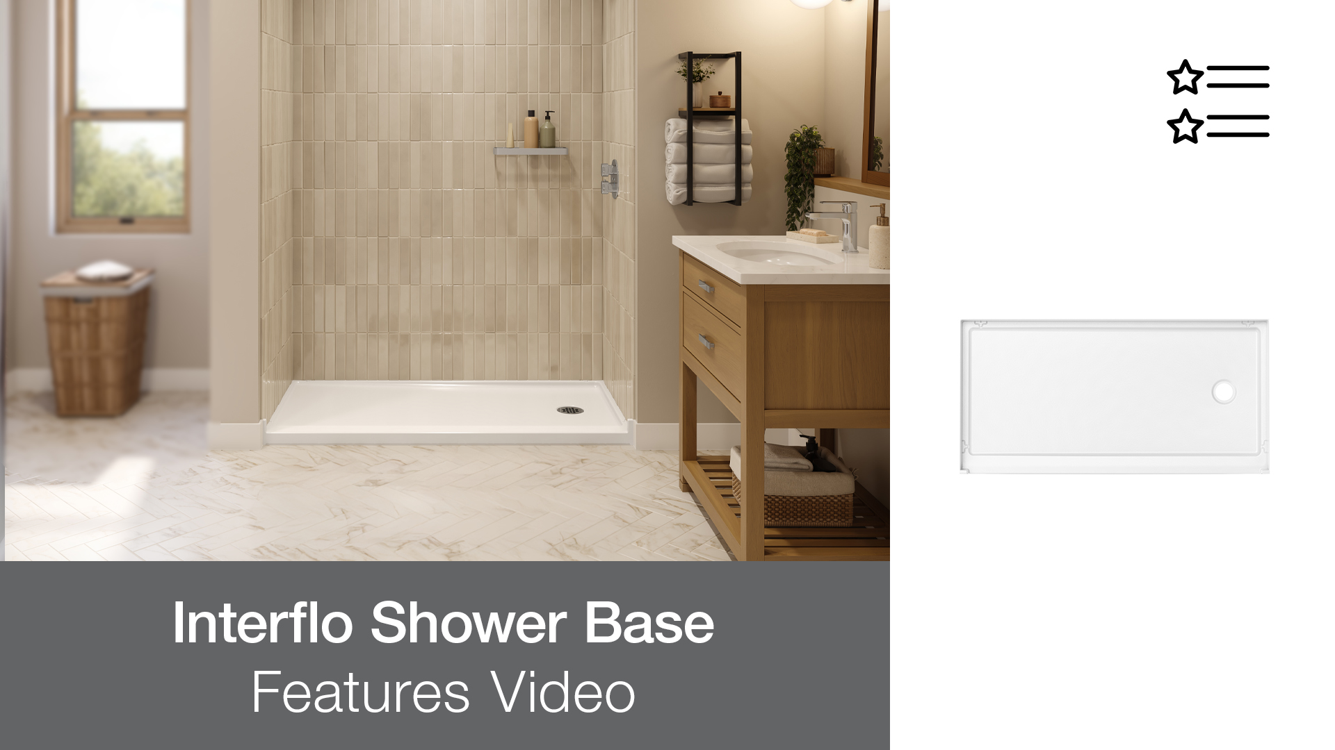 Interflo Shower Base Features Video