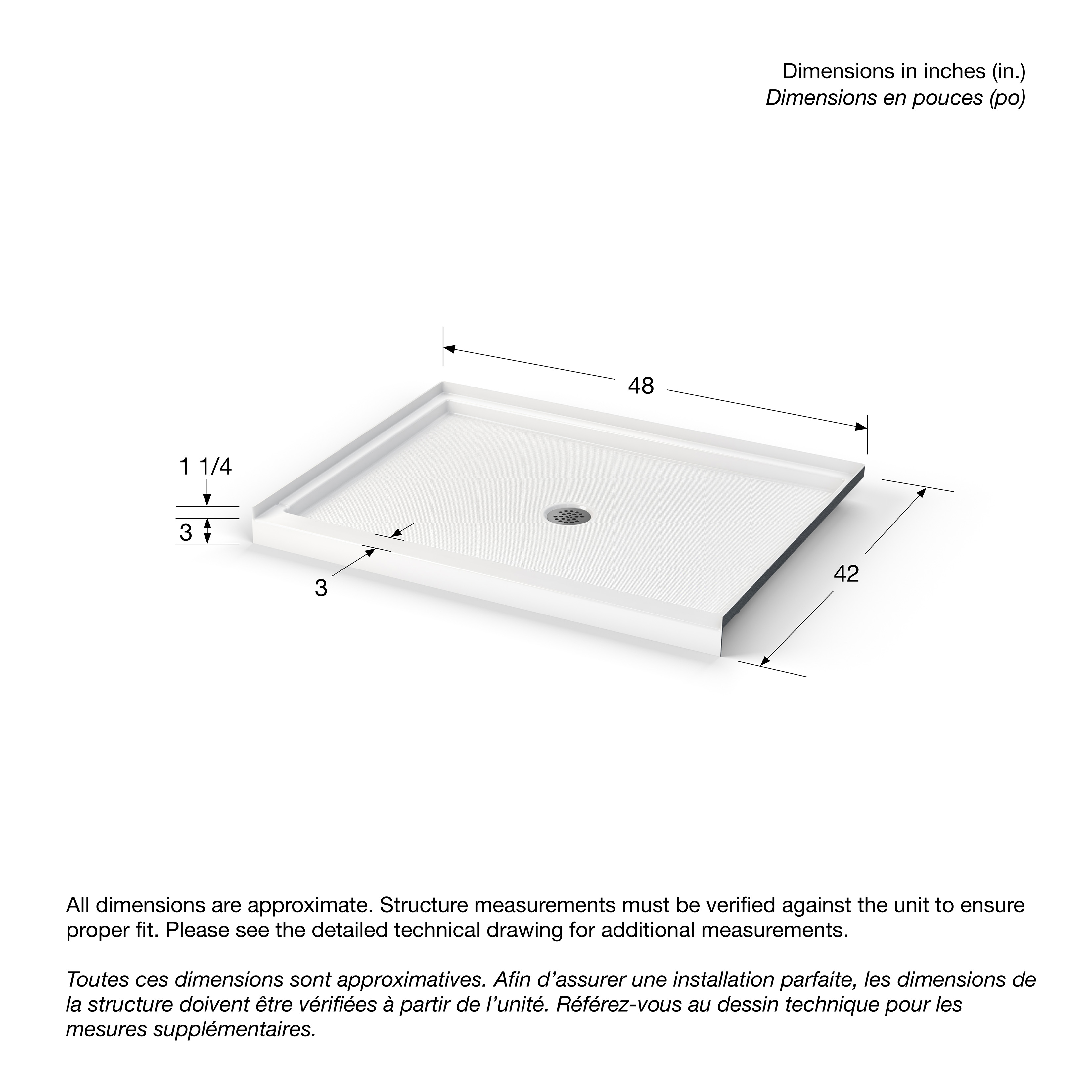 MAAX-ICON-4842-WH-ALC-BASE-DIM