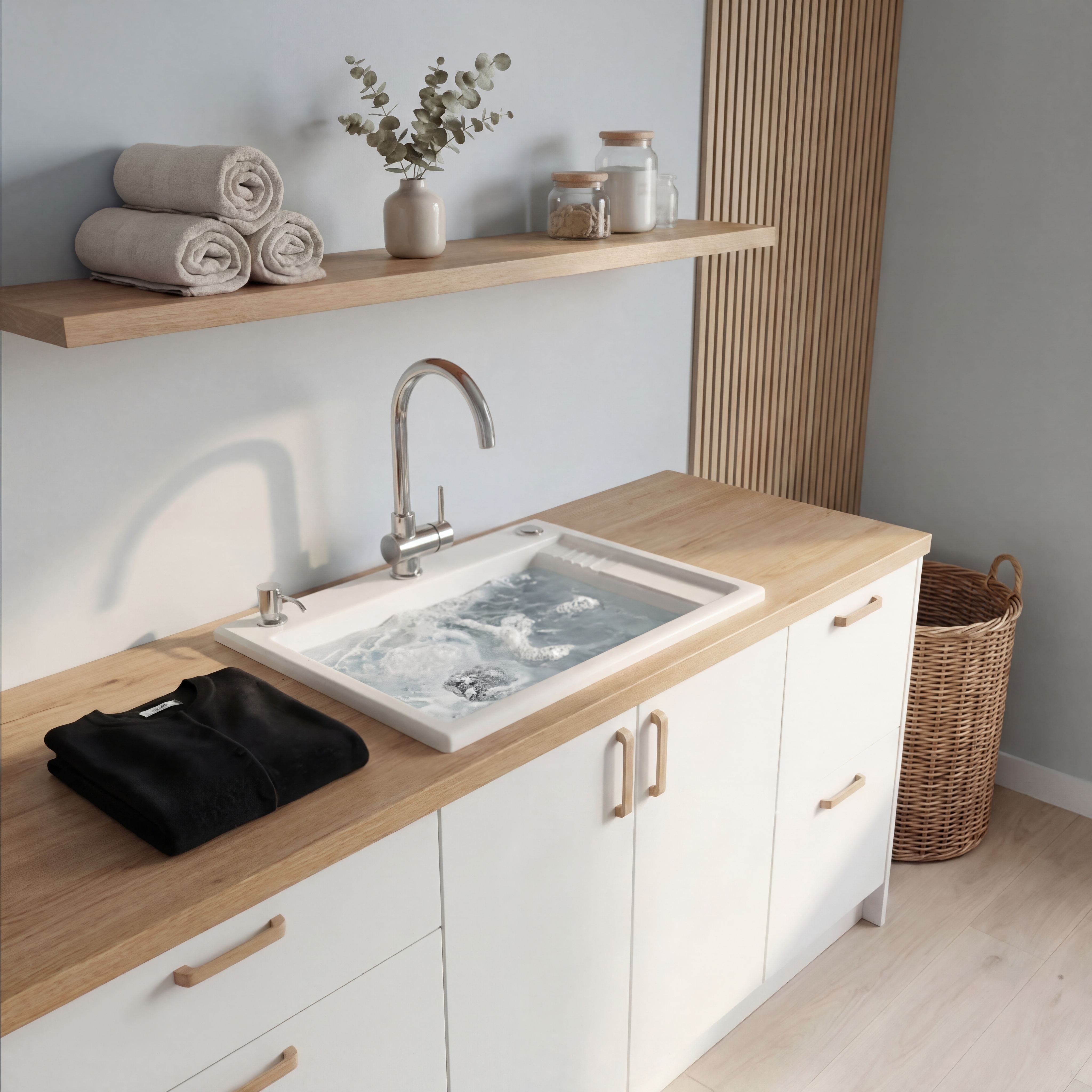 NEPTUNE-ECO-LAUNDRY-SINK-SYSTEM-CASHMERE-SWEATER-DRY