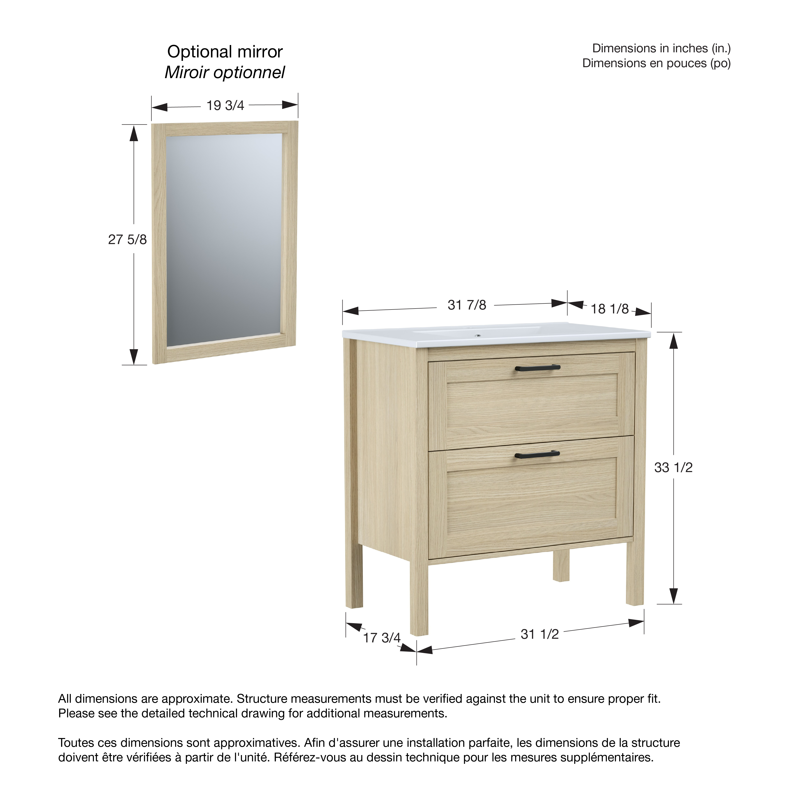 MAAX-OPALINE-VANITY-30-OAK-BLK-MIRROR-DIM