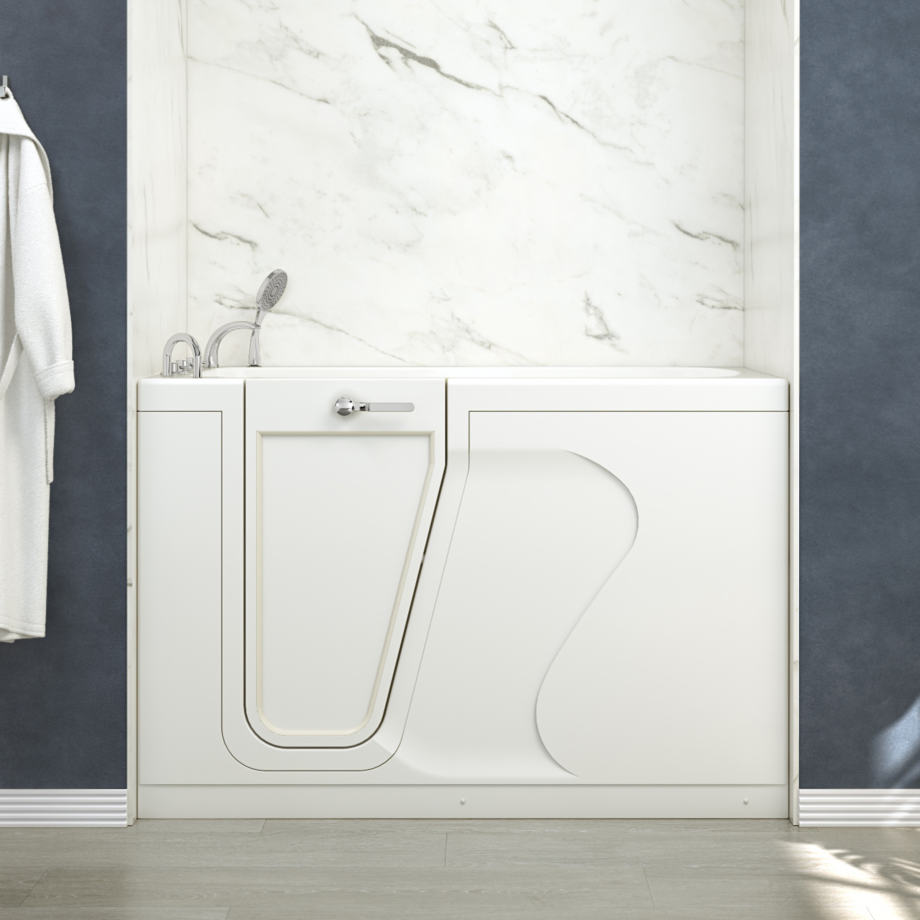 59 Inch Kennedy Acrylic Walk-In Tub