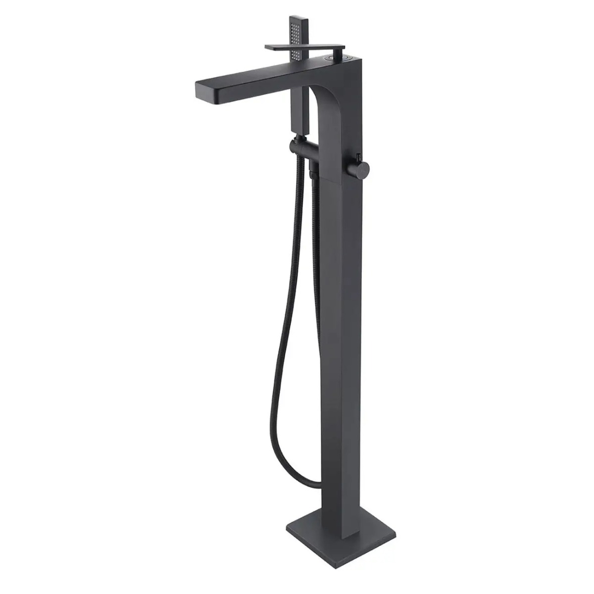 Infinity High-Flow Geometric Freestanding Tub Faucet