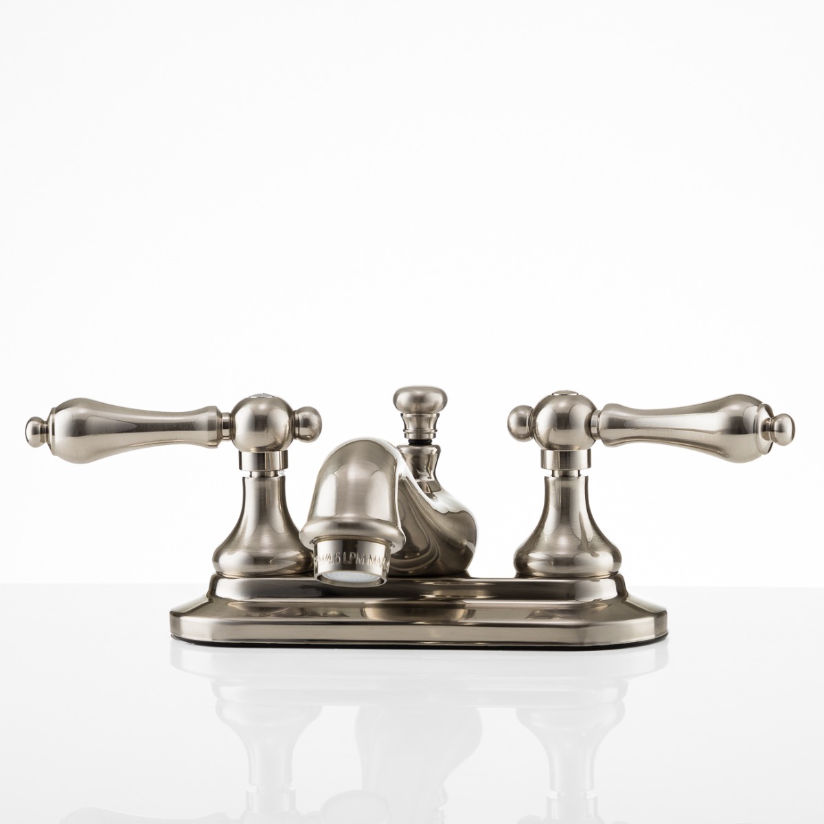 Charlotte Centerset Bathroom Sink Faucet - Metal Lever Handles