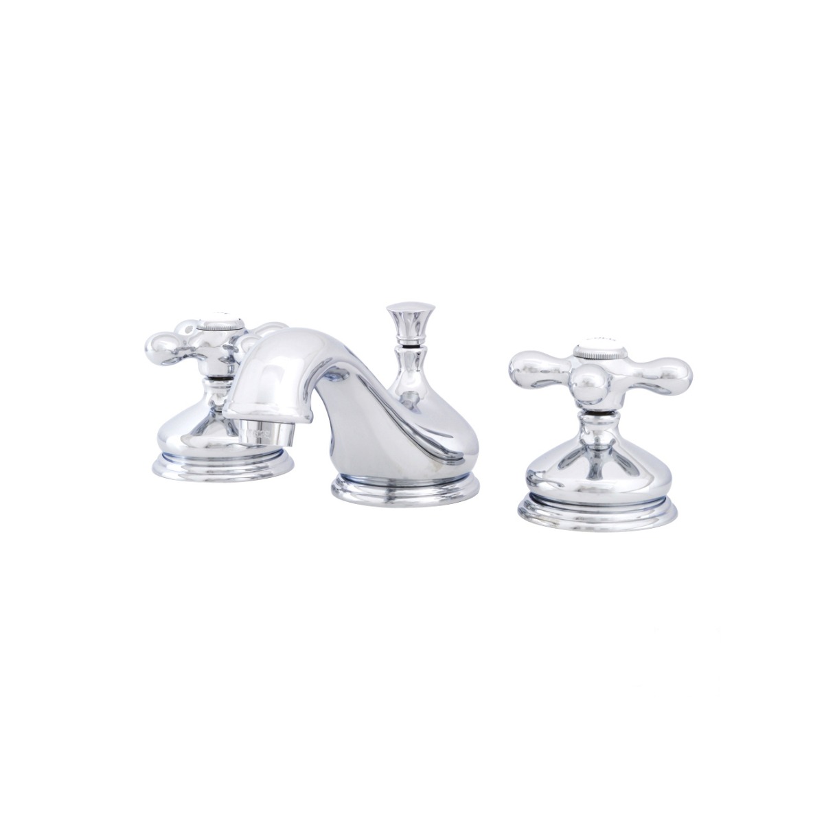 Camilla Widespread Bathroom Sink Faucet - Metal Cross Handles