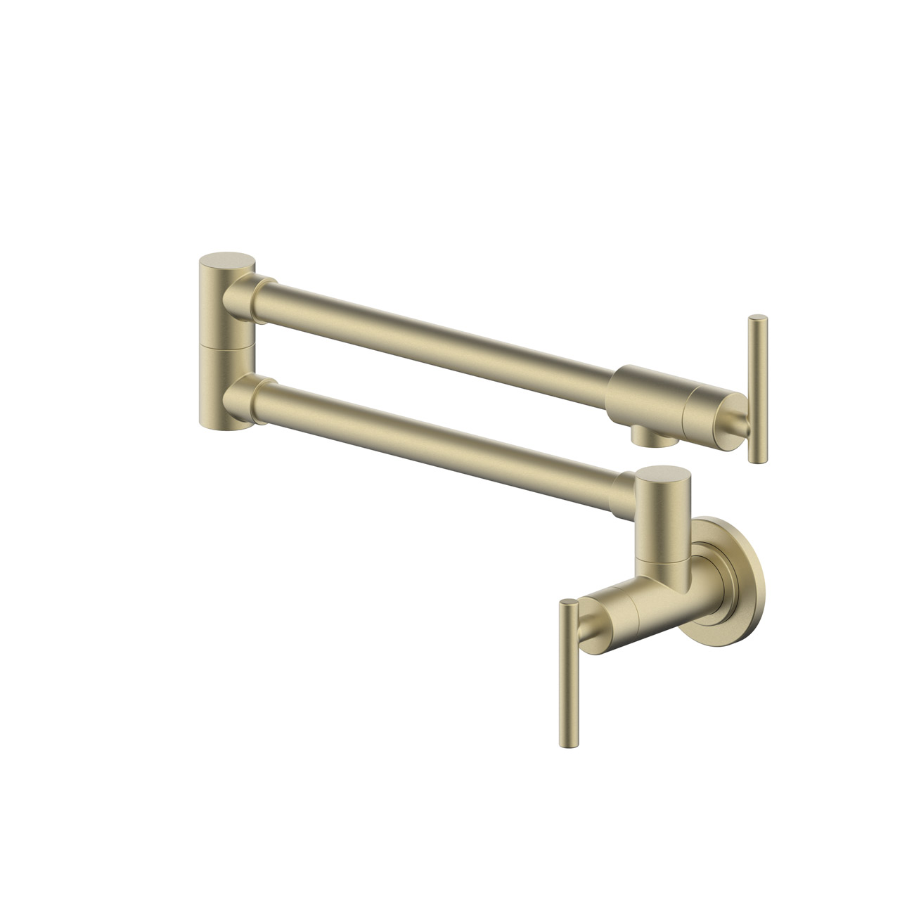 Contemporary Pot Filler Wall Mount Kitchen Faucet