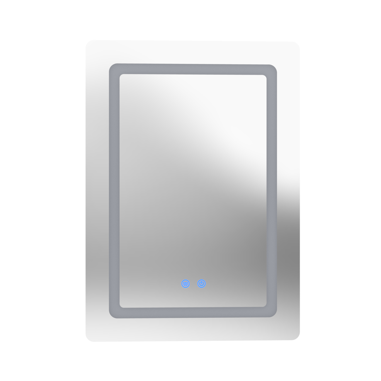 Orionis 20 by 28 Inch Rectangle Lighted Mirror with Anti-Fog