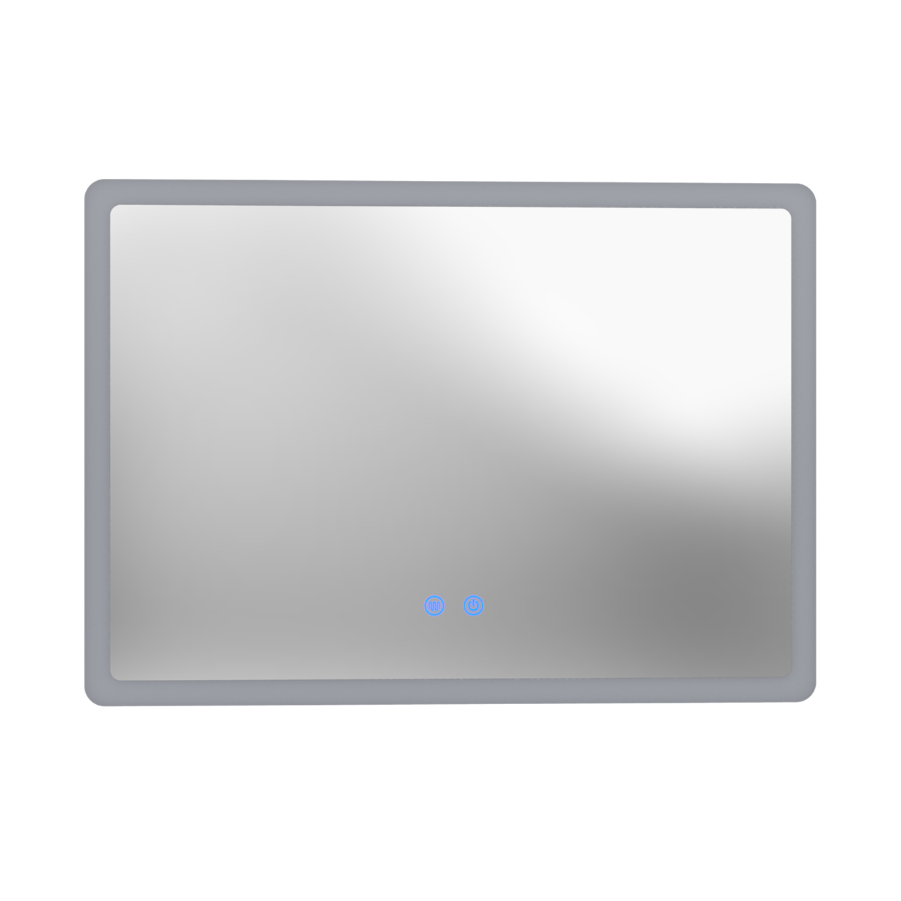 Orionis 28 by 20 Inch Rectangle Lighted Mirror with Anti-Fog