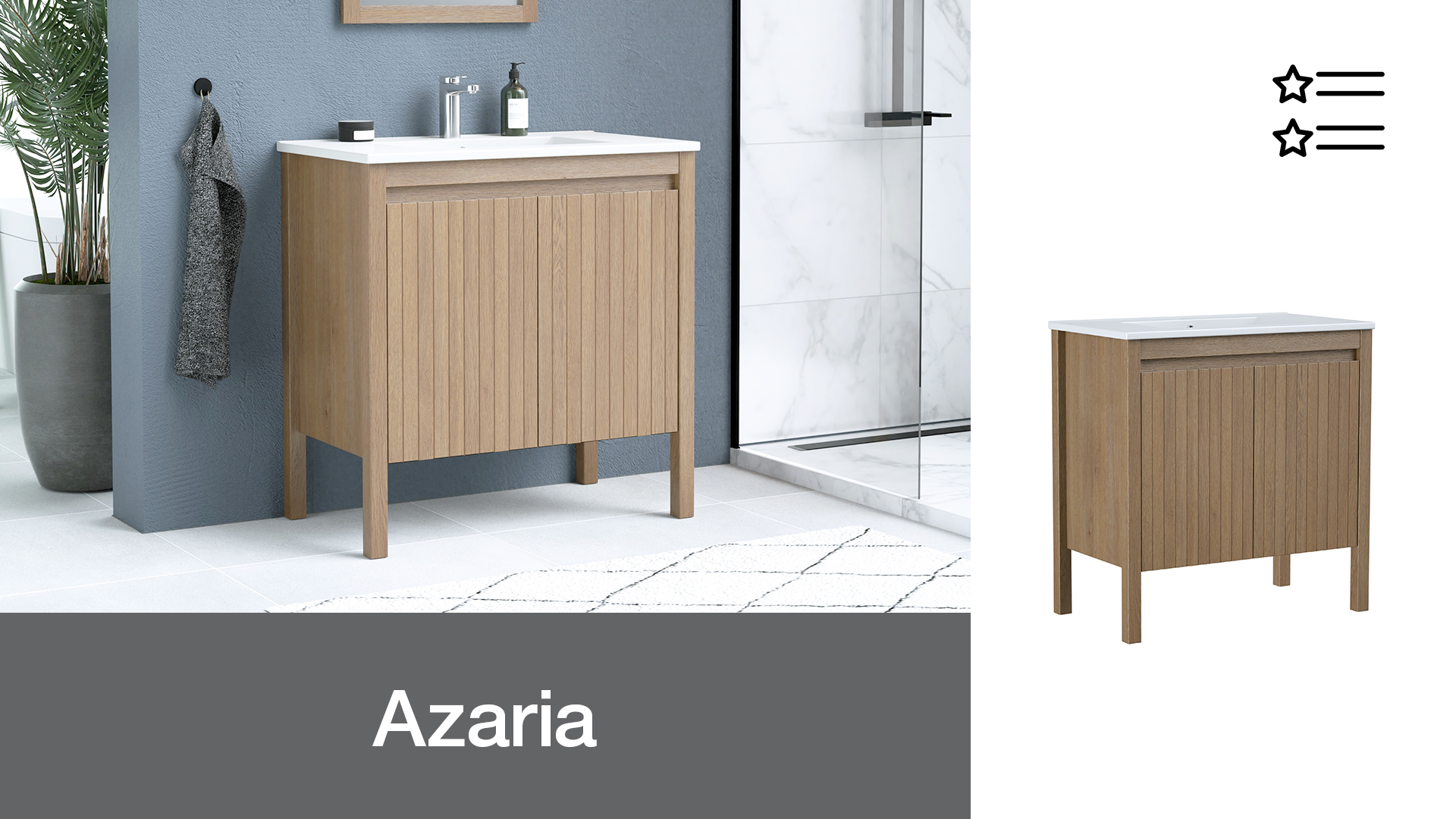 Azaria Freestanding Vanity by MAAX ─ Presentation Video