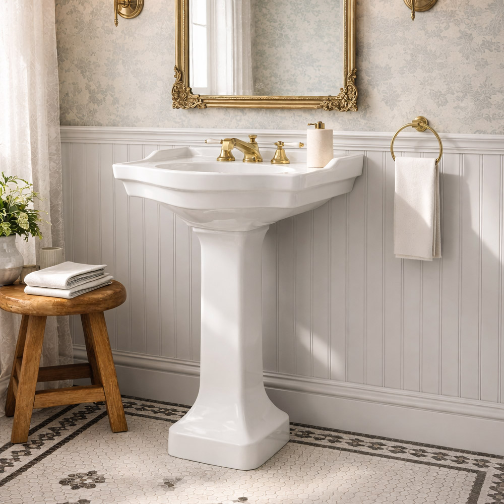 24 Inch Bathroom Pedestal Sink