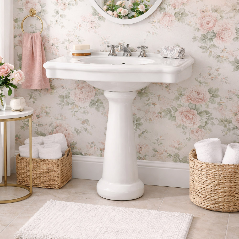 34 Inch Pedestal Sink