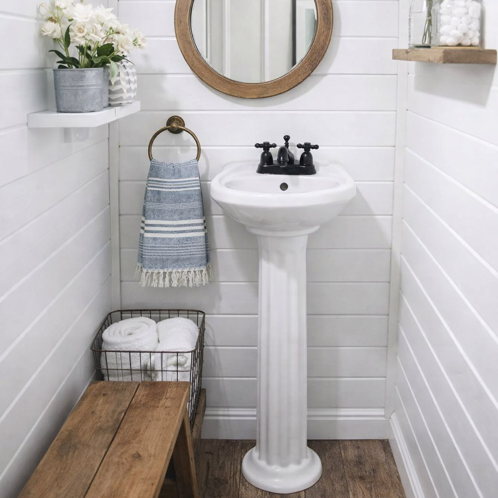 15 Inch Pedestal Sink