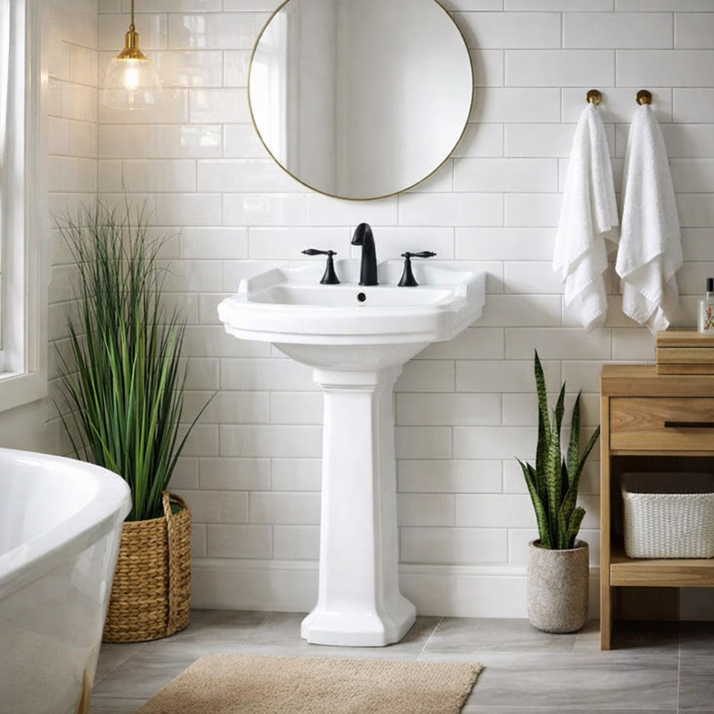23 Inch Pedestal Sink