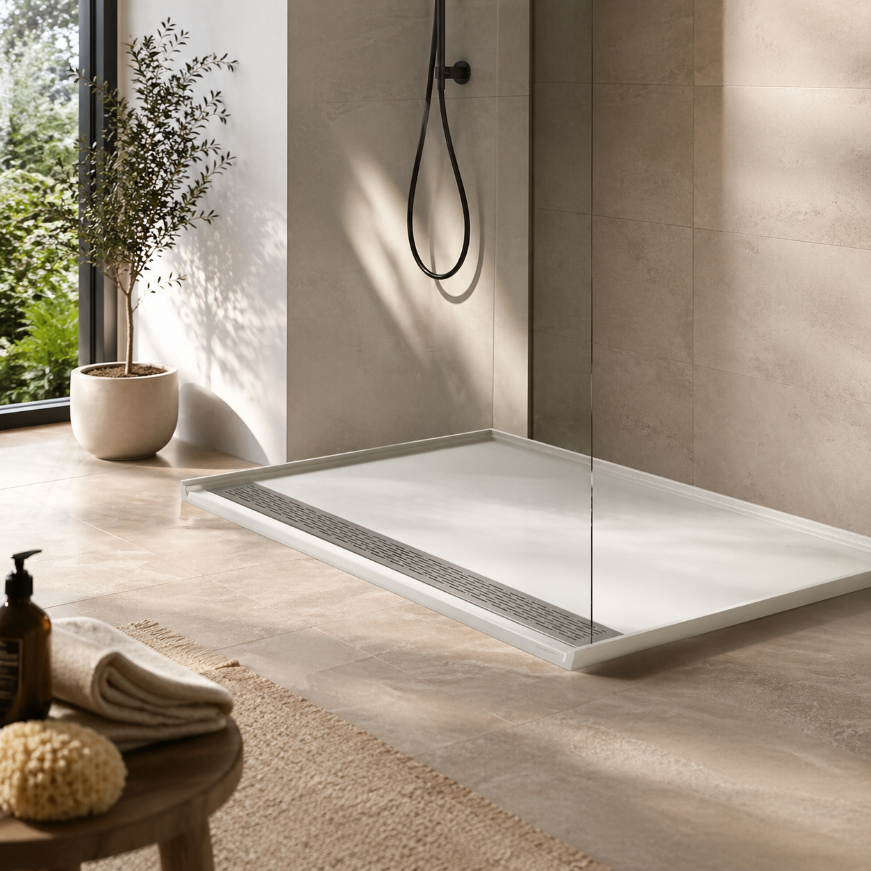 Single Threshold ADA Shower Base