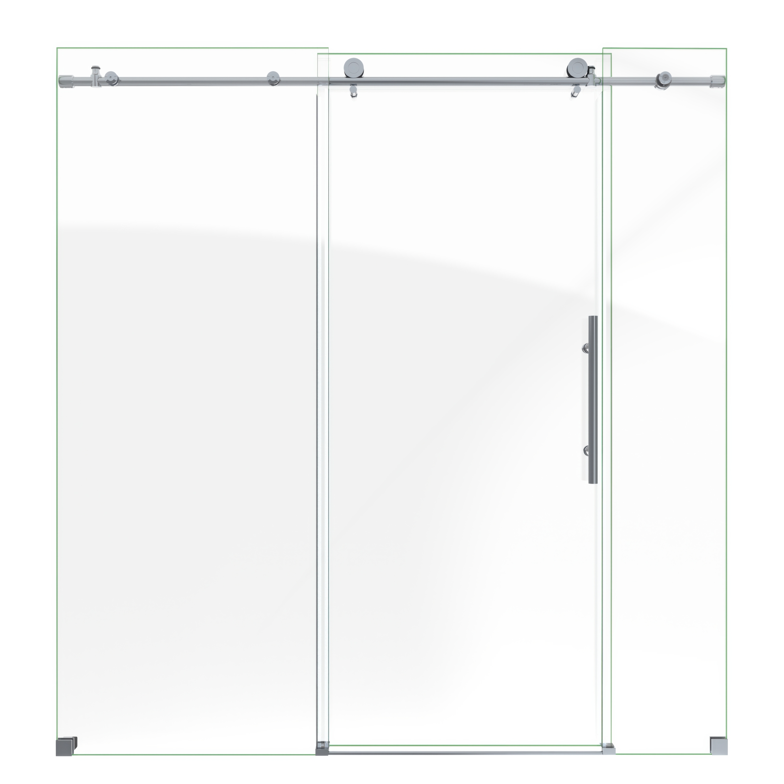 DreamLine Enigma-X 68-72 inch W x 76 inch H Frameless Sliding