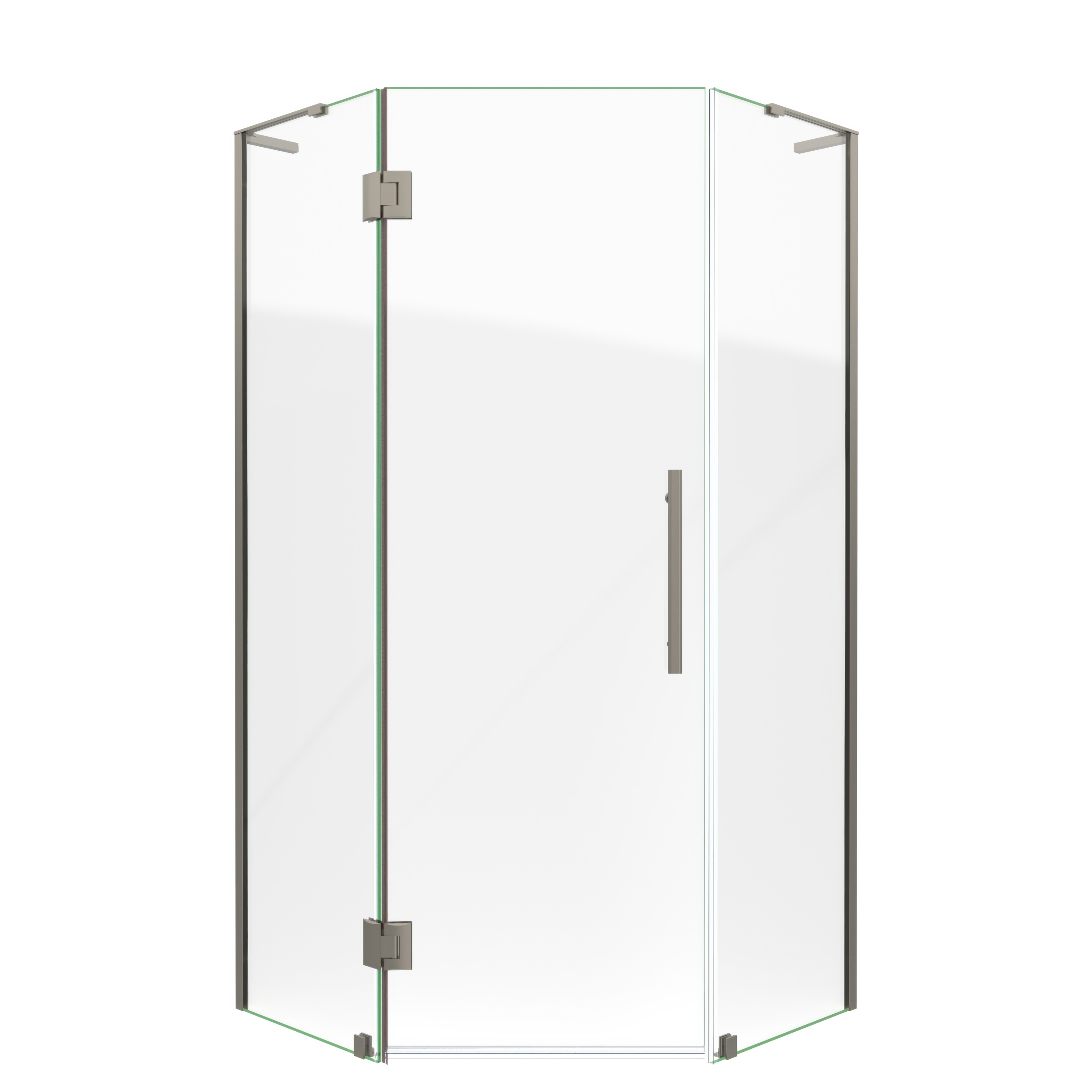 DreamLine Prism Plus 36 inch x 72 inch Frameless Neo-Angle Hinged