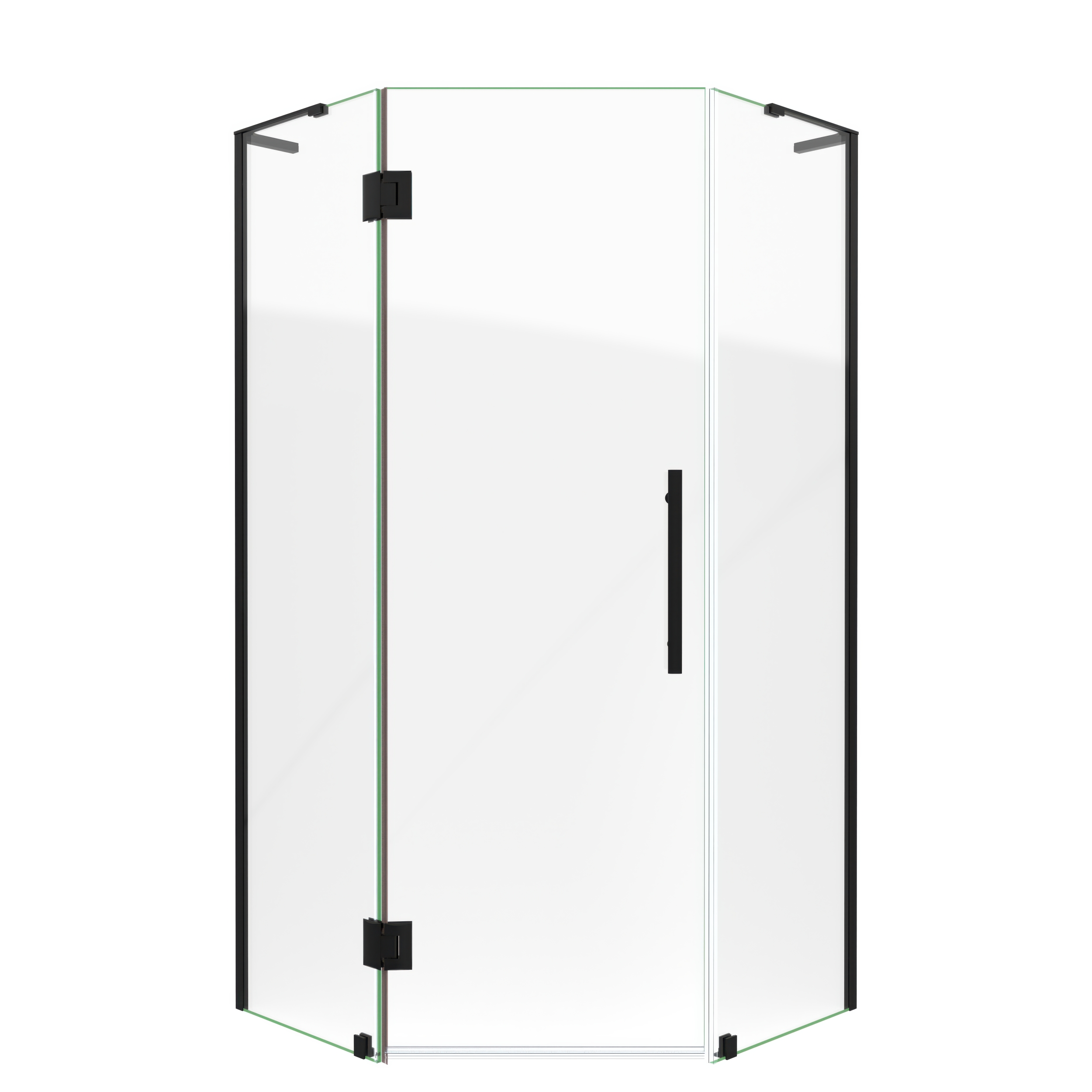 DreamLine Prism Plus 36 inch x 72 inch Frameless Neo-Angle Hinged