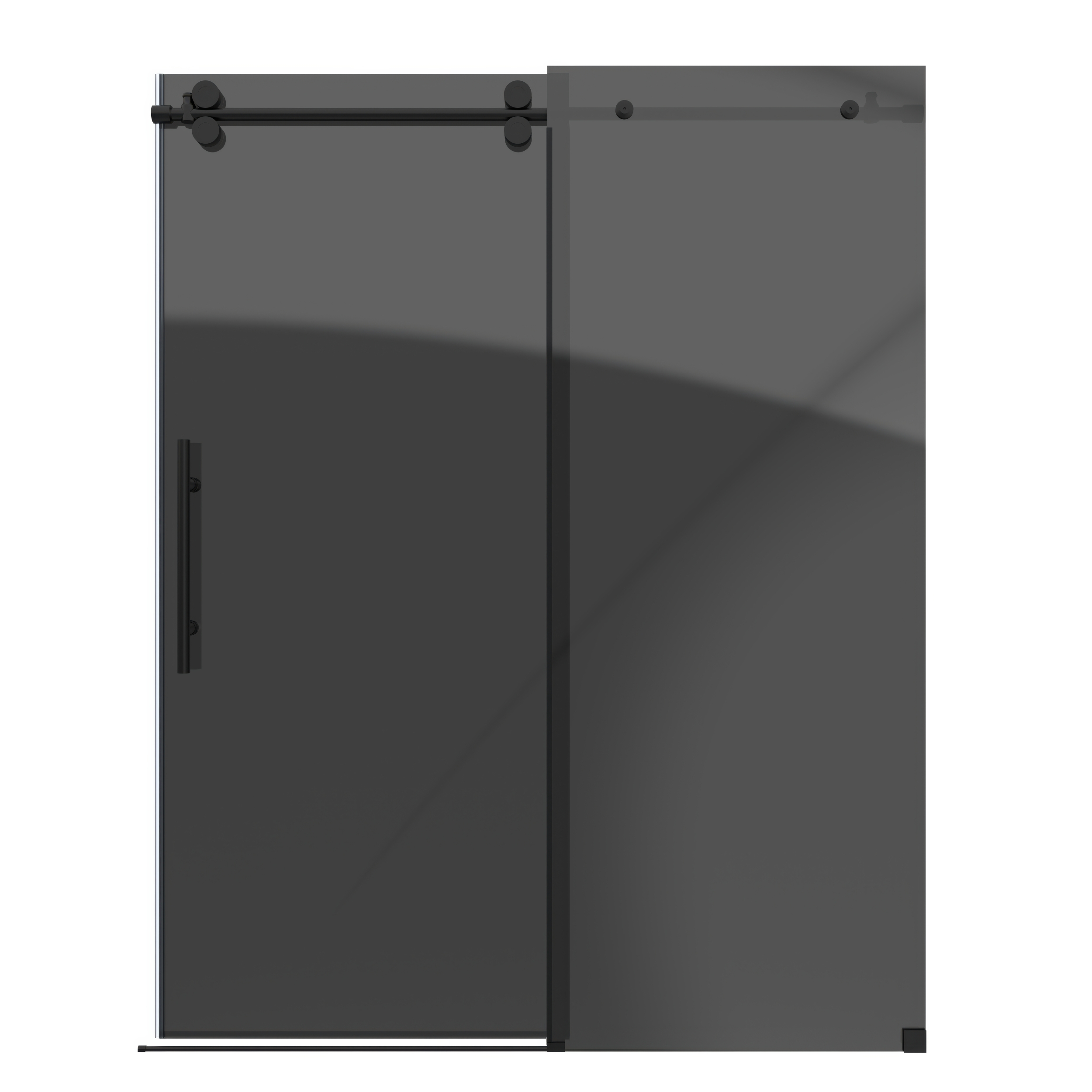 DreamLine Enigma-XO 56-60 inch W x 76 inch H Frameless Smoke Gray