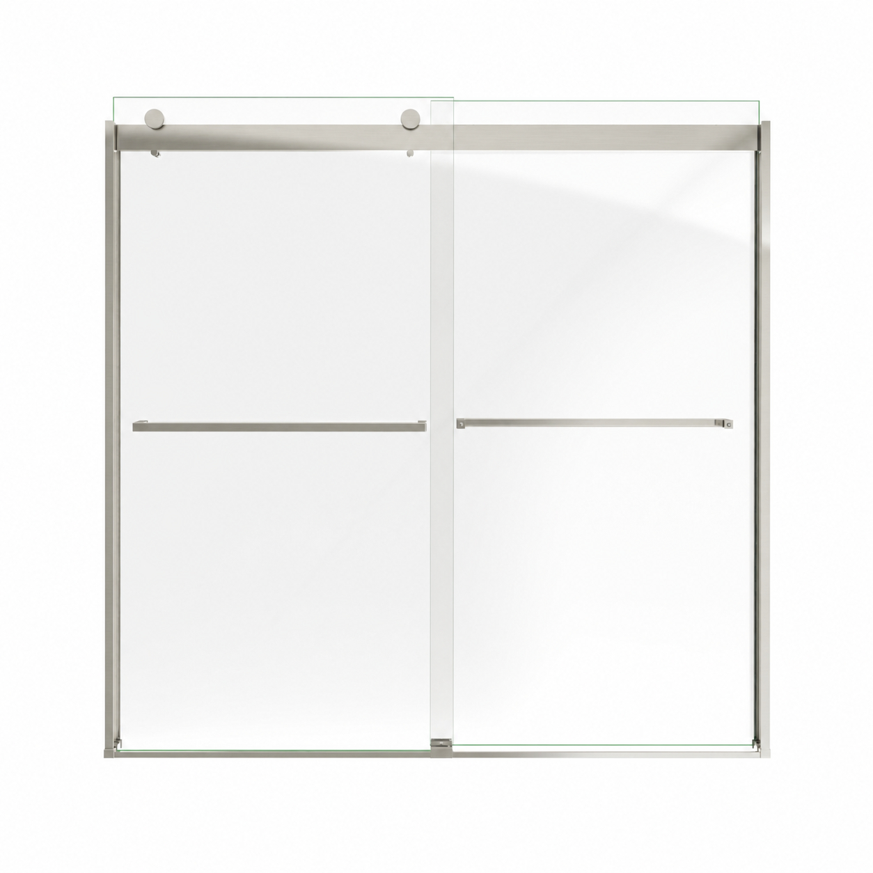 Sapphire 56 - 60 inch W x 60 inch H Semi-Frameless Bypass Tub Door