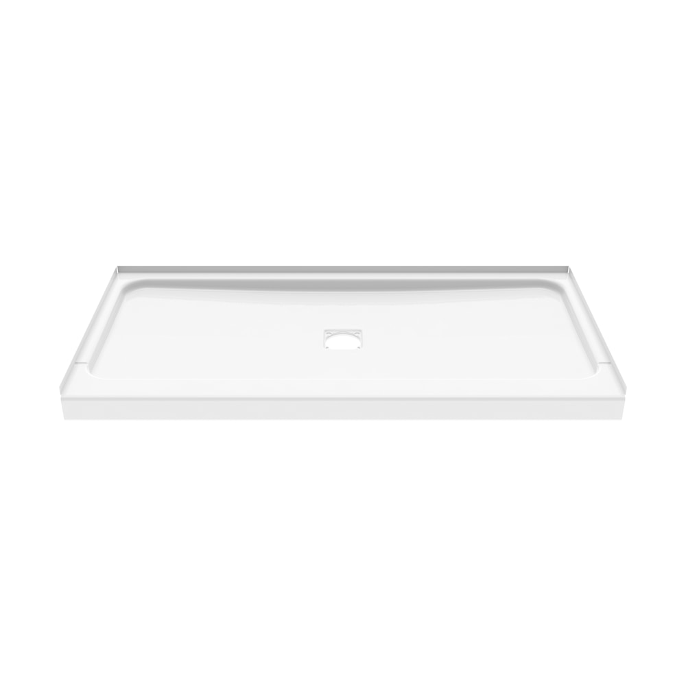Princeton PRO 60 x 30 x 3  Porcelain Enamel Alcove Shower Base - Square Drain