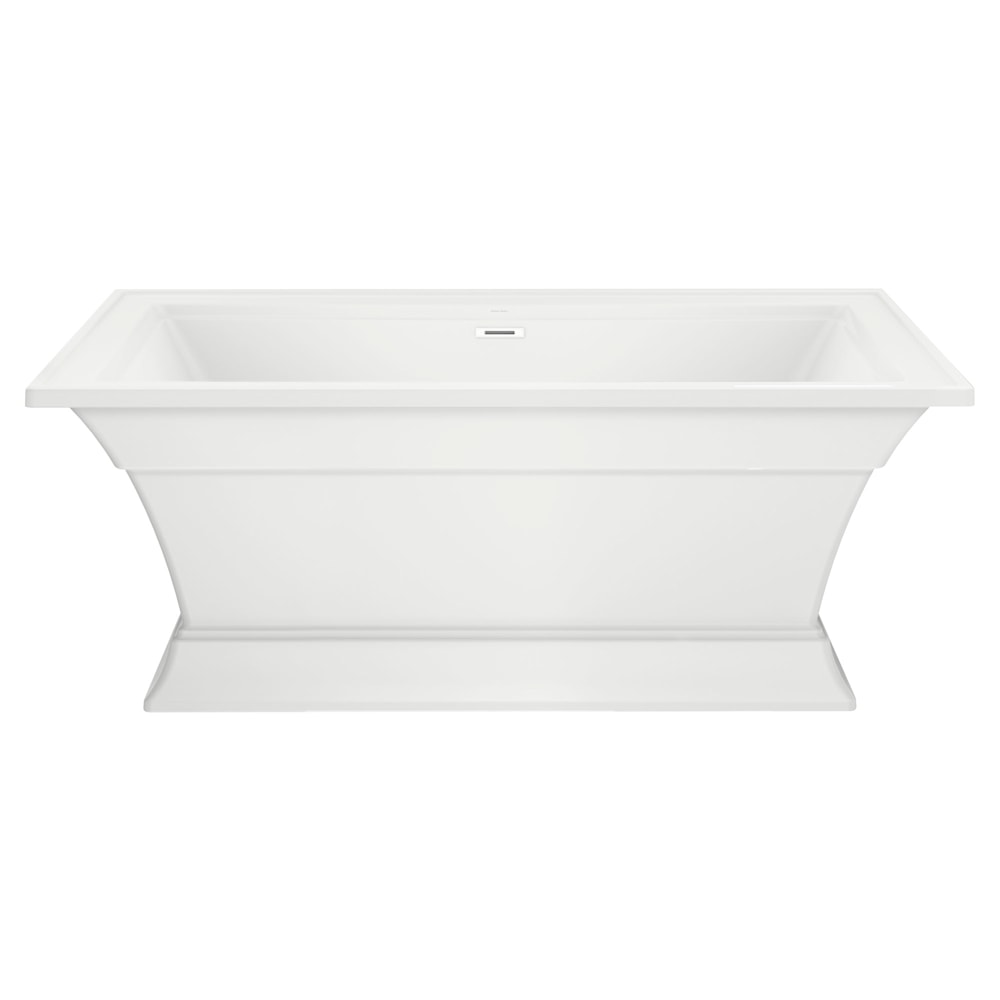 Town Square® S 68 x 36-Inch Freestanding Bathtub Center Drain With Integrated Overflow