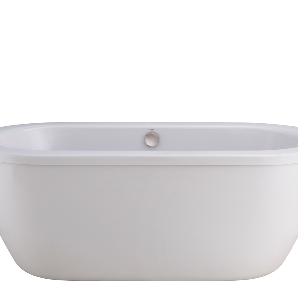 Cadet® 66 x 32-Inch Freestanding Bathtub With Drain Chrome Finish