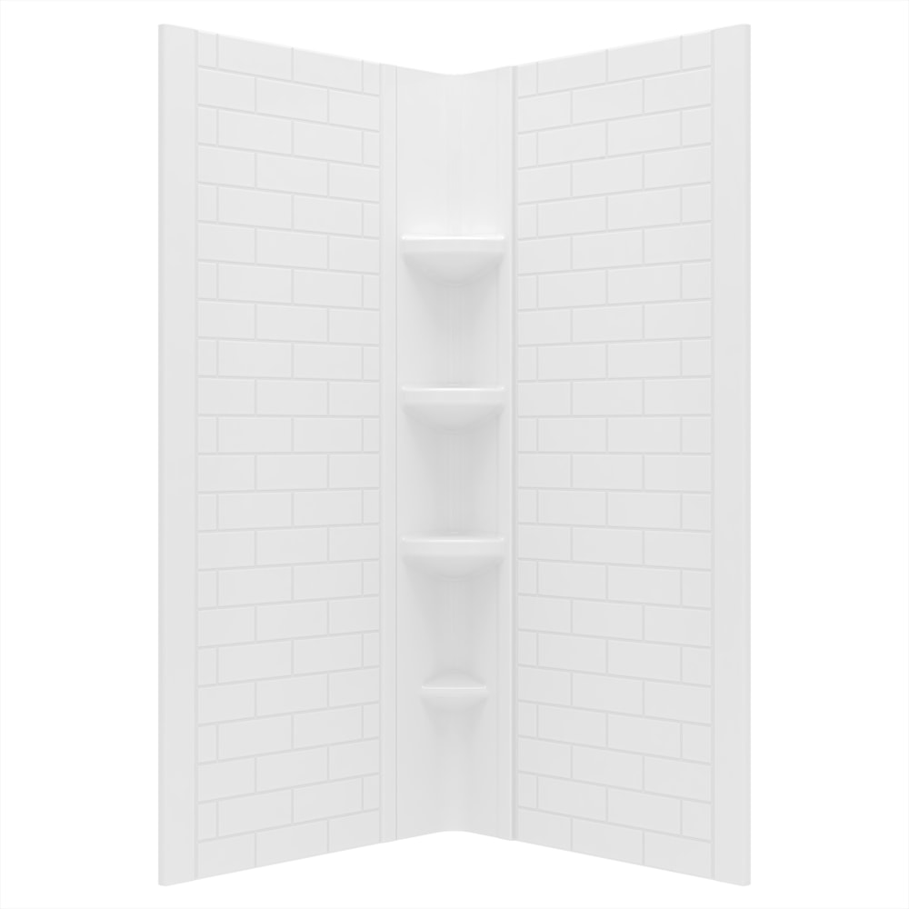 Elevate 60X72-Inch Subway Pattern 3-Piece Shower Surround