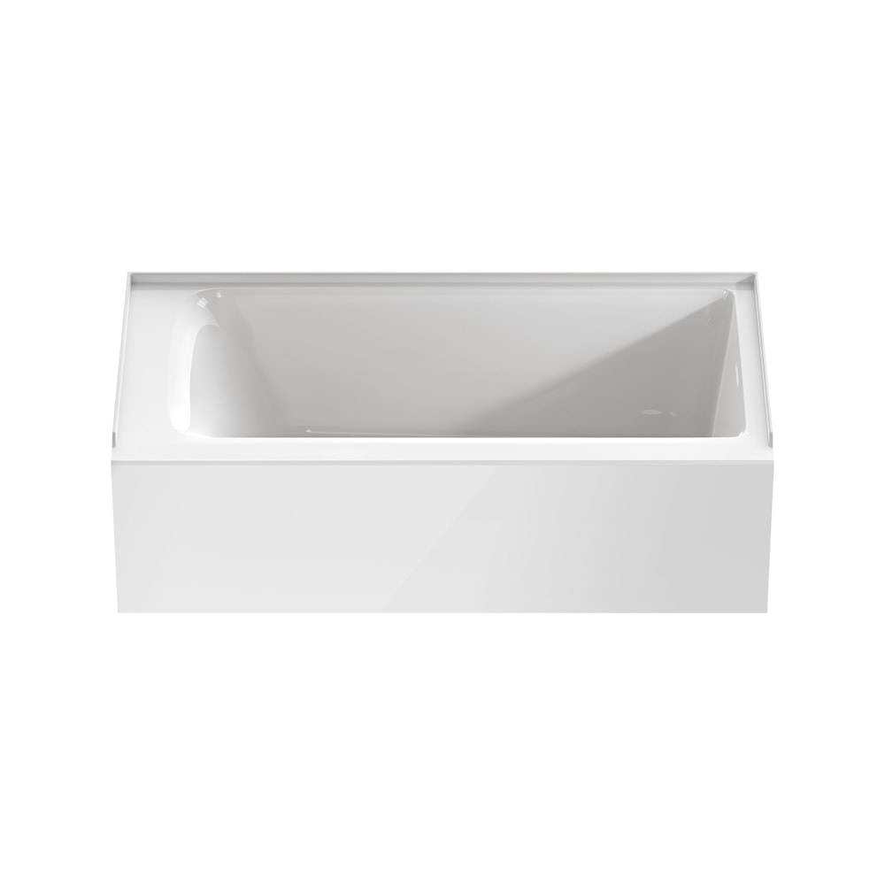 Aspirations 60 x 30-Inch Integral Apron Bathtub With Right-Hand Drain