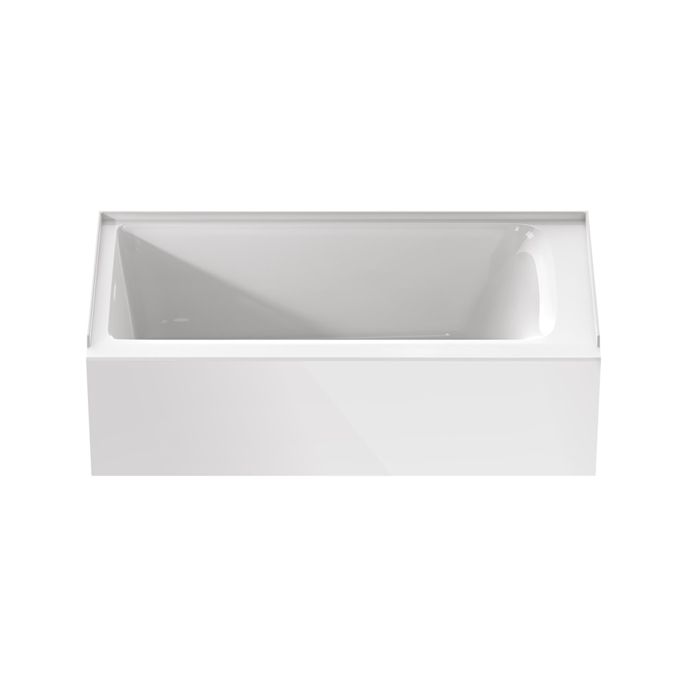 Aspirations 60 x 30-Inch Integral Apron Bathtub With Left-Hand Drain