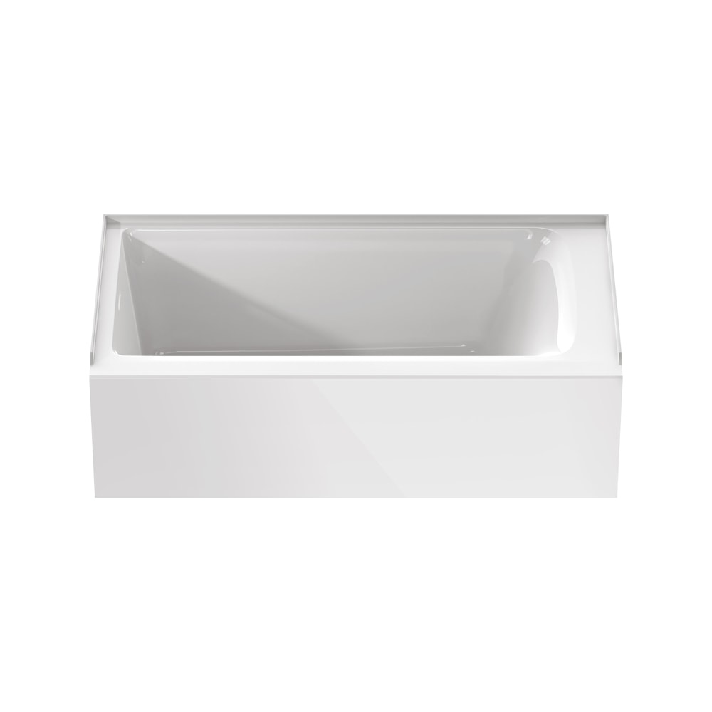 Aspirations 60 x 32-Inch Integral Apron Bathtub With Left-Hand Drain