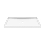 Princeton PRO 60 x 36 x 3  Porcelain Enamel Alcove Shower Base - Round Drain