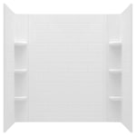 Ovation Curve 60X60 Lg Subway Pattern Tub Walls