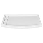 Elevate 60x30 Curved Shower Base Left Hand Drain