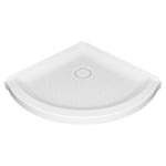 Elevate 36-inch Curved Shower Base with Center Drain