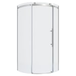 Elevate 72-Inch High Semi-Frameless Curved Corner Sliding Shower Door