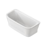 Aspirations Freestanding Bathtub with White Drain and Overflow
