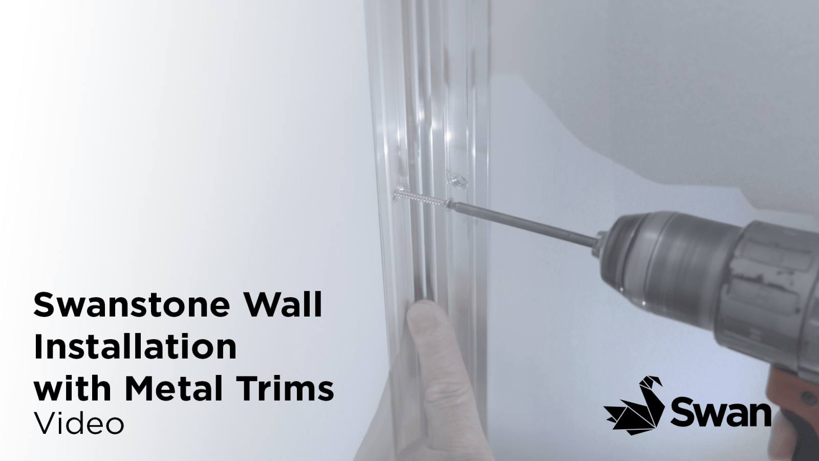 Installation Video: Swanstone Walls with Trims