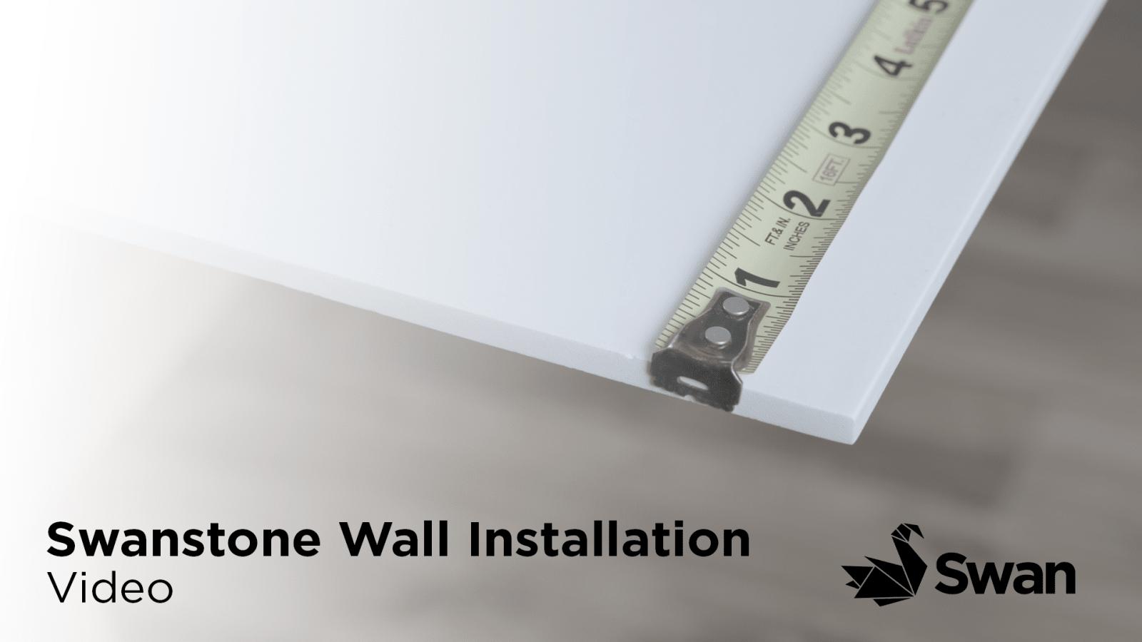 Installation Video: Swanstone Walls with Foam Tape