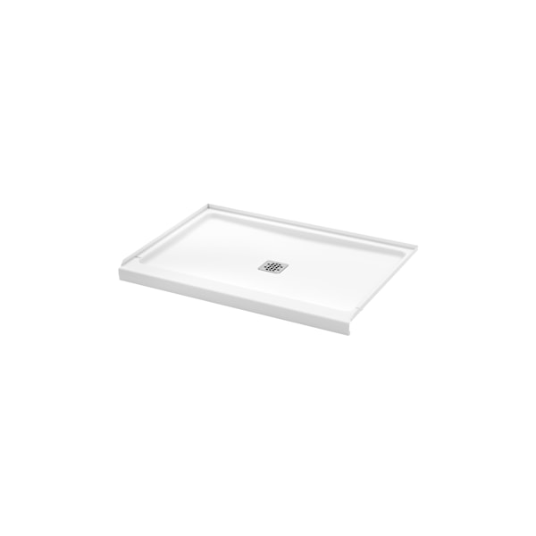 Princeton PRO 48 x 36 x 3  Porcelain Enamel Alcove Shower Base with Square Drain