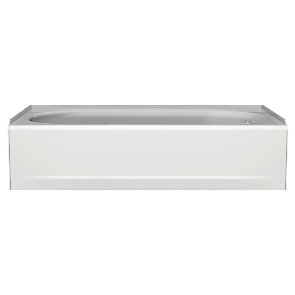 Princeton® Americast® 60 x 30-Inch Integral Apron Bathtub Left-Hand Outlet With Integral Drain