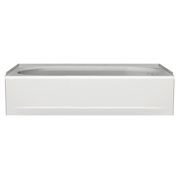 Princeton® Americast® 60 x 30-Inch Integral Apron Bathtub Above Floor Rough Left-Hand Outlet with Integral Drain