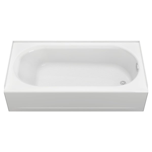 Princeton Americast 60 x 30-Inch Integral Apron Bathtub Above Floor Rough with Integral Drain