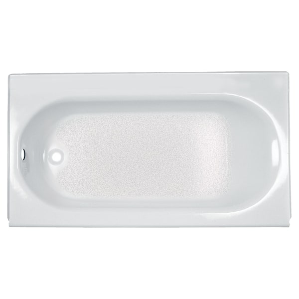 Princeton® Americast® 60 x 34-Inch Integral Apron Bathtub Above Floor Rough Left-Hand Outlet with Luxury Ledge