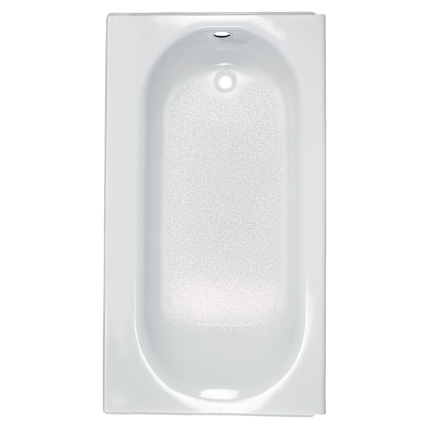 Princeton Americast 60 x 34-Inch Integral Apron Bathtub Above Floor Rough with Luxury Ledge