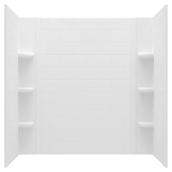 Ovation Curve 60X60 Lg Subway Pattern Tub Walls