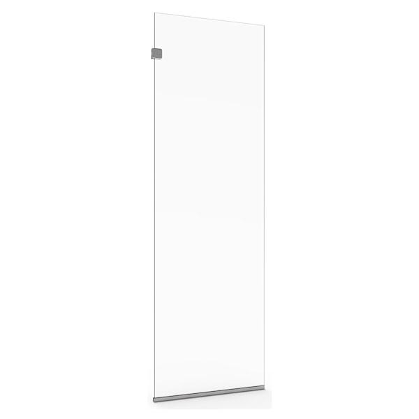 24 x 76-Inch Height Frameless Shower Screen