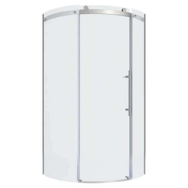 Elevate 72-Inch High Semi-Frameless Curved Corner Sliding Shower Door