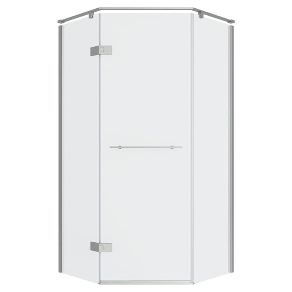Elevate Framed 74-inch Neo-Angle Pivot Shower Door