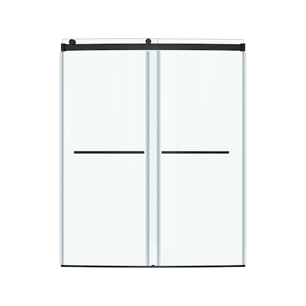 OVATION CURVE 60x72 BARN SHOWER DOOR, BN