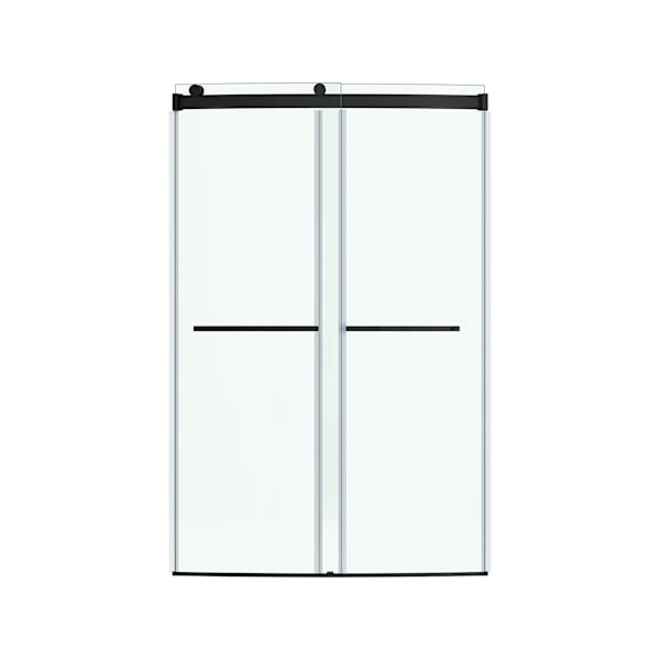OVATION CURVE 48X72 BARN SHOWER DOOR, BN